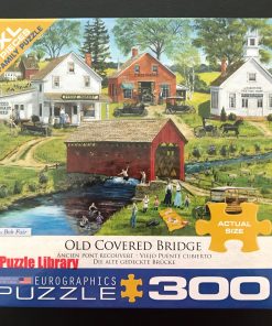 30205 - Eurographics - Artist Series - XL Pieces - 19.25" x 26.625" - Bob Fair - Old Covered Bridge - 300 Piece