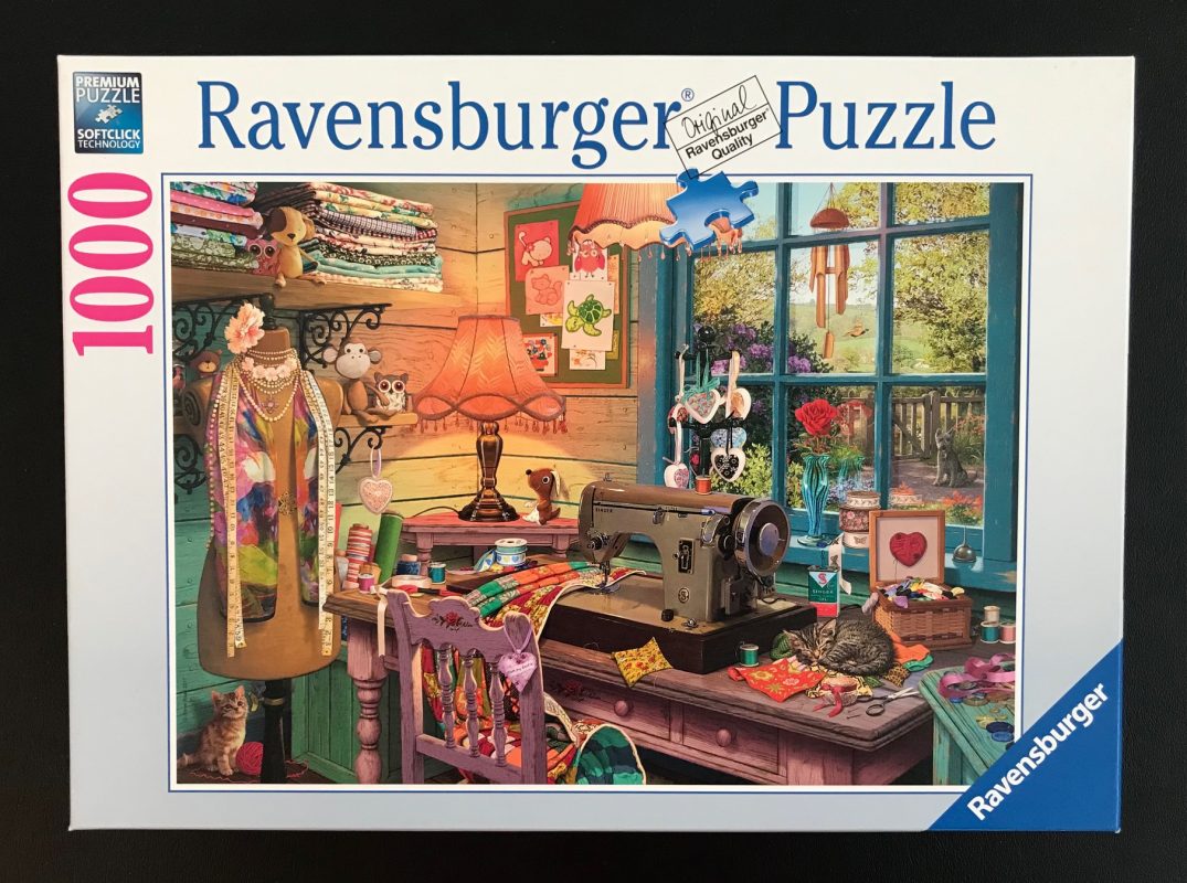 10142 - Ravensburger - 27" x 20" - Steve Read - The Sewing Shed - 1000 ...