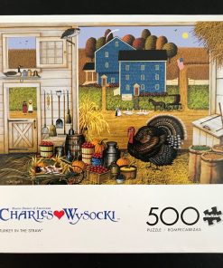 50137 - Buffalo - 21.25" x 15" - Charles Wysocki - Turkey in the Straw - 500 Piece