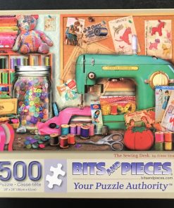 50636 - Bits and Pieces - 18" x 24" - Aimee Stewart - The Sewing Desk - 500 Piece