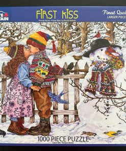 10114 - White Mountain - 24" x 30" - Wendy Edelson - First Kiss - 1000 Piece