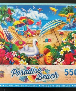 50363 - MasterPieces - Paradise Beach - 24" x 18" - Weekend Escape - 550 Piece