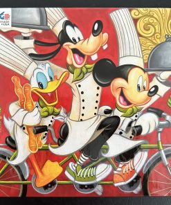 10165 - Ceaco - 26.6" x 19" - Disney - Tim Rogerson - Wheeling With Flavor - 1000 Piece