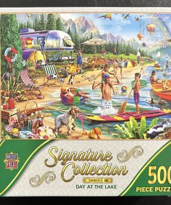 50267 - MasterPieces - Signature Collection - Series II - 21" x 15" - Adrian Chesterman - Day at the Lake - 500 Piece