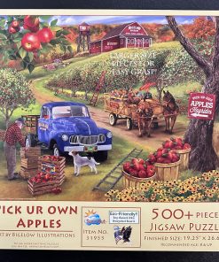 50491 - SunsOut - 19.25" x 26.625" - Bigelow Illustrations - Pick UR Own Apples - 500 Piece