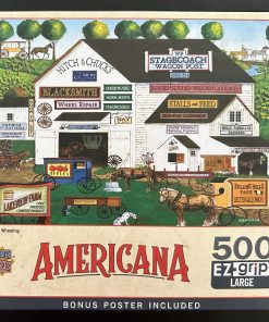 50502 - MasterPieces - Americana - EZ-Grip - 26.75" x 19.25" - Gail Fraser - Free Wheeling - 500 Piece