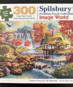 30611 - Spilsbury - 18" x 24" - Image World - Country House By The Waterfall - 300 Piece