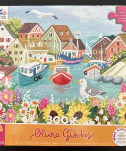 30616 - Ceaco- 24" x 18" - Olivia Gibbs - Sea Town Harbor - 300 Piece