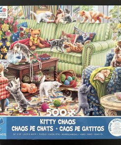 50802 - Ceaco - 24" x 18" - Kitty Chaos - 500 Piece