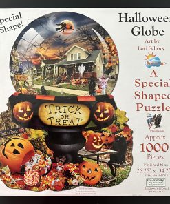 10231 - SunsOut - Shaped - 26.25" x 34.25" - Lori Schory - Halloween Globe - 1000 Piece