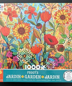 10171 - Ceaco - 26.6" x 19" - Peggy Davis - Peggy's Garden (Orange) - 1000 Piece