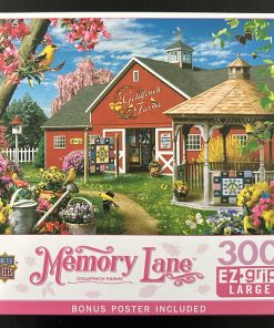 30416 - MasterPieces - Memory Lane - EZ Grip - 24" x 18" - Alan Giana - Goldfinch Farms - 300 Piece