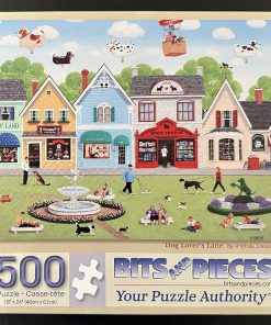 50394 - Bits and Pieces - 18" x 24" - Wilfrido Limvalencia - Dog Lover's Lane - 500 Piece