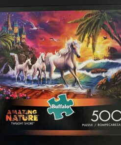 50787 - Buffalo - Amazing Nature - 21.25" x 15" - Olga - Twilight Shore - 500 Piece