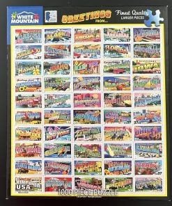 10787 - White Mountain - 24" x 30" - Lois B. Sutton - Greetings From... - 1000 Piece