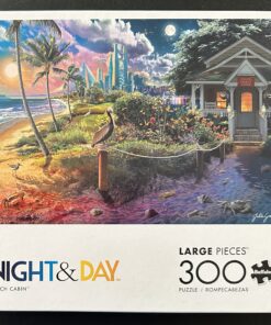 30321 - Buffalo - Large Pieces - 21.25" x 15" - Julia Green - Beach Cabin - 300 Piece
