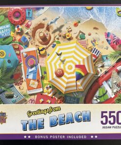50583 - MasterPieces - 24" x 18" - Greetings from The Beach - 550 Piece