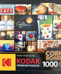 10668 - RoseArt - KODAK - Corkboard Back - 26.625" x 19.25" - Coffee - 1000 Piece
