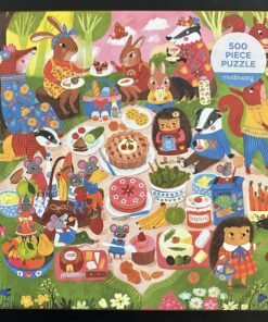 50560 - Mudpuppy - 20" x 20" - Jenny Miriam - Woodland Picnic - 500 Piece