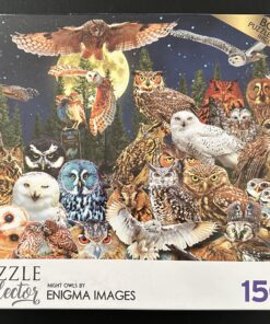 60033 - RoseArt - Puzzle Collector - 23" x 33" - Enigma Images - Night Owls - 1500 Piece