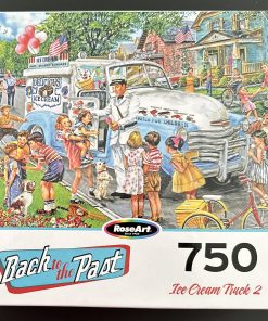 70072 - RoseArt - Back to the Past – 27″ x 20″ - Edward Wargo - Ice Cream Truck 2 - 750 Piece
