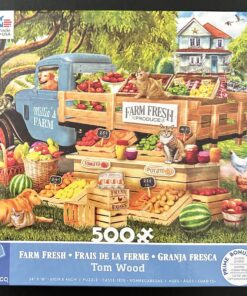 50611 – Ceaco – 24″ x 18″ – Tom Wood - Farm Fresh - 500 Piece