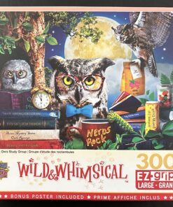 30317 - MasterPieces - EZGrip – 24″ x 18″ – Karen Burke - Night Owls Study Group - 300 Piece