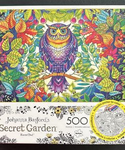 50453 - Buffalo - 21.25" x 15″ – Johanna Basford - Secret Garden - Forest Owl – 500 Piece