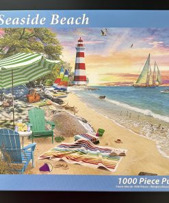 10826 - Vermont Christmas Company – 28.625″ x 19.25″ – David Maclean - Seaside Beach – 1000 Piece
