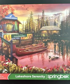 50061 - Springbok - 18" x 23.5″ – Lena - Lakeshore Serenity – 500 Piece