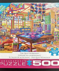 50097 - Eurographics - Large Pieces - 19.25" x 26.625″ – Bigelow Illustrations - The Quilt Workshop – 500 Piece