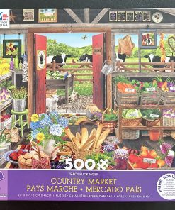 50523 - Ceaco - 24″ x 18″ – Tracy Flickinger - Country Market – 500 Piece