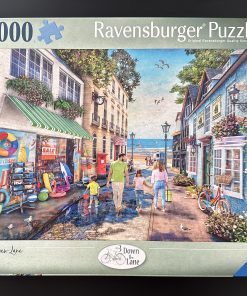 10255 - Ravensburger - No. 3 Down the Lane - 27.5" x 19.67" – Dominic Davison - Seaview Lane – 1000 Piece
