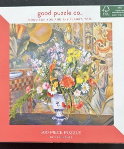 50338 - Good Puzzle Co. – 20″ x 20″ – Renoir Vase of Flowers - 500 Piece