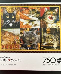 70176 - Buffalo - 24" x 18″ – Charles Wysocki - Wysocki Cat Collage – 750 Piece