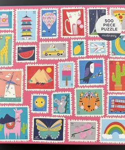 50585 - Mudpuppy - 20" x 20" - Lemon Ribbon Studio - Hello From Around the World - 500 Piece
