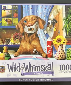 10866 - MasterPieces - Wild & Whimsical - 26.75" x 19.25" - Karen Burke - The Three S's - 1000 Piece