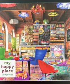 70192 - RoseArt - 24″ x 18″ – Lars Stewart - Boho Coffeeshop - 1000 Piece