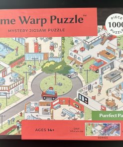 10695 - PNX Solutions - Time Warp Puzzle - Mystery - 26.625" x 19.25″ –  Gu Calistro - Purrfect Party - 1000 Piece