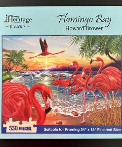 50662 - Heritage - 24" x 18" - Howard Brower - Flamingo Bay - 550 Piece