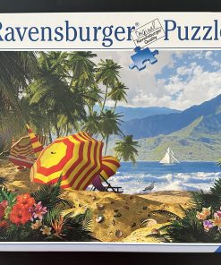 10097 - Ravensburger - 27" x 20" - Larry Jacobsen - Island Getaway - 1000 Piece