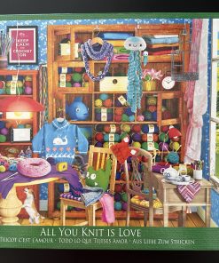 10611 - Eurographics - 19.25" x 26.625" - Paul Normand - All you Knit is Love - 1000 Piece