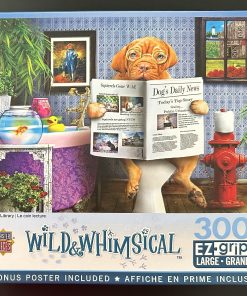 30392 - MasterPieces - Wild & Whimsical – 24" x 18″ – Karen Burke - The Library - 300 Piece