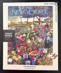 11041 - New York Puzzle Company - 19.25″ x 26.625″ – Ilona Karasz - Flower Garden – 1000 Piece