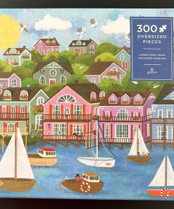 30098 -  Galison - Oversized Pieces – 19″ x 19″ – Joy Laforme - Harbor by the Sea - 300 Piece