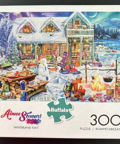 30128 - Buffalo - 21.25″ x 15″ – Aimee Stewart - Winterland Fun - 300 Piece