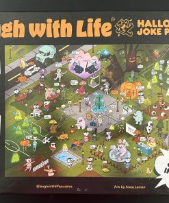 10101 - Laugh With Life - 19.3" x 26.6" - Anna Leman - Halloween Joke Puzzle! - 1000 Piece