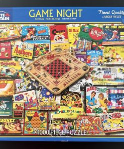 11038 - White Mountain - 24" x 30" - Lois B. Sutton - Game Night - 1000 Piece