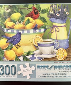 30697 - Bits and Pieces - 18" x 24" - Jane Maday - Lemons And Lavender - 300 Piece