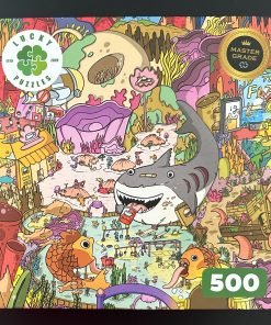 50780 - Lucky Puzzles - 18" x 24" - Brain Rock - Giggles Under the Sea - 500 Piece